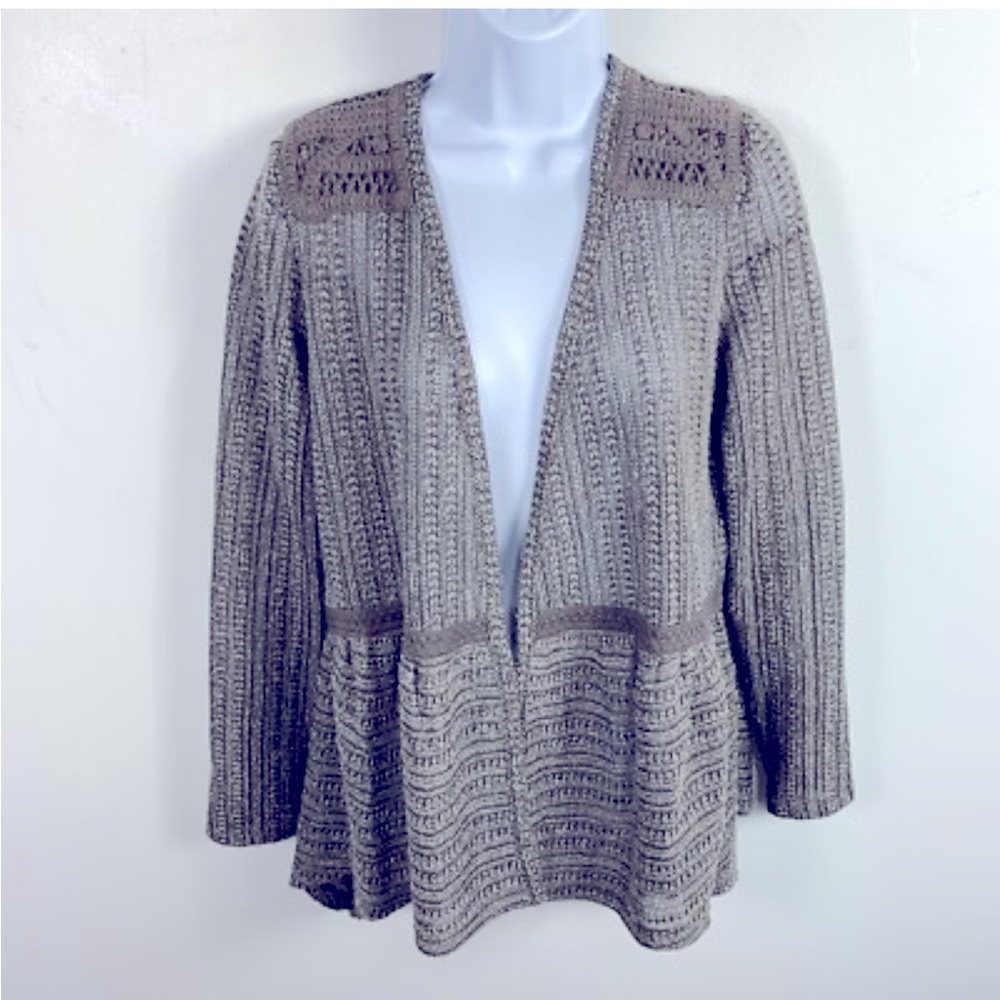 - Knox Rose knit cardigan grey sweater size s